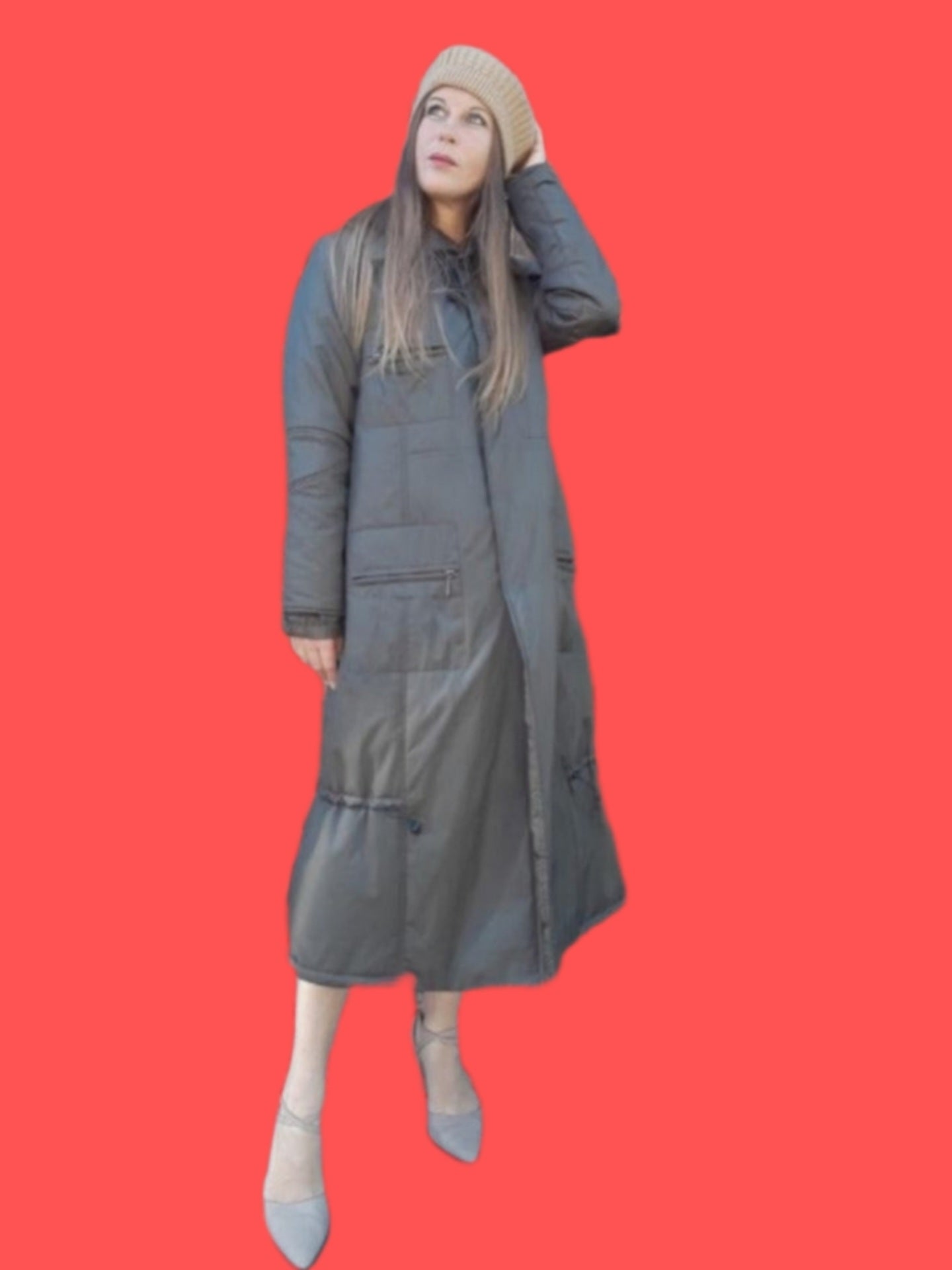Manteau Noir Save The Queen – Taille S/36 – Viscose – Occasion Très Bon état