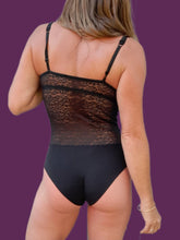 Charger l&#39;image dans la galerie, Body Emma - Dentelle noire. Taille XS, 34, 36.
