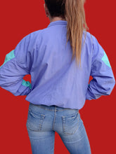 Charger l&#39;image dans la galerie, Veste de survêtement vintage Elianne - Color-block à anneaux Olympiques. Taille M, 38, 40

