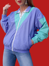 Charger l&#39;image dans la galerie, Veste de survêtement vintage Elianne - Color-block à anneaux Olympiques. Taille M, 38, 40

