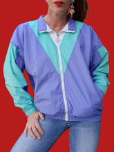 Charger l&#39;image dans la galerie, Veste de survêtement vintage Elianne - Color-block à anneaux Olympiques. Taille M, 38, 40
