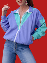 Charger l&#39;image dans la galerie, Veste de survêtement vintage Elianne - Color-block à anneaux Olympiques. Taille M, 38, 40
